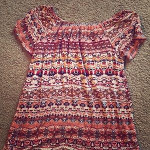 Boho top, stretchy, knit and super light